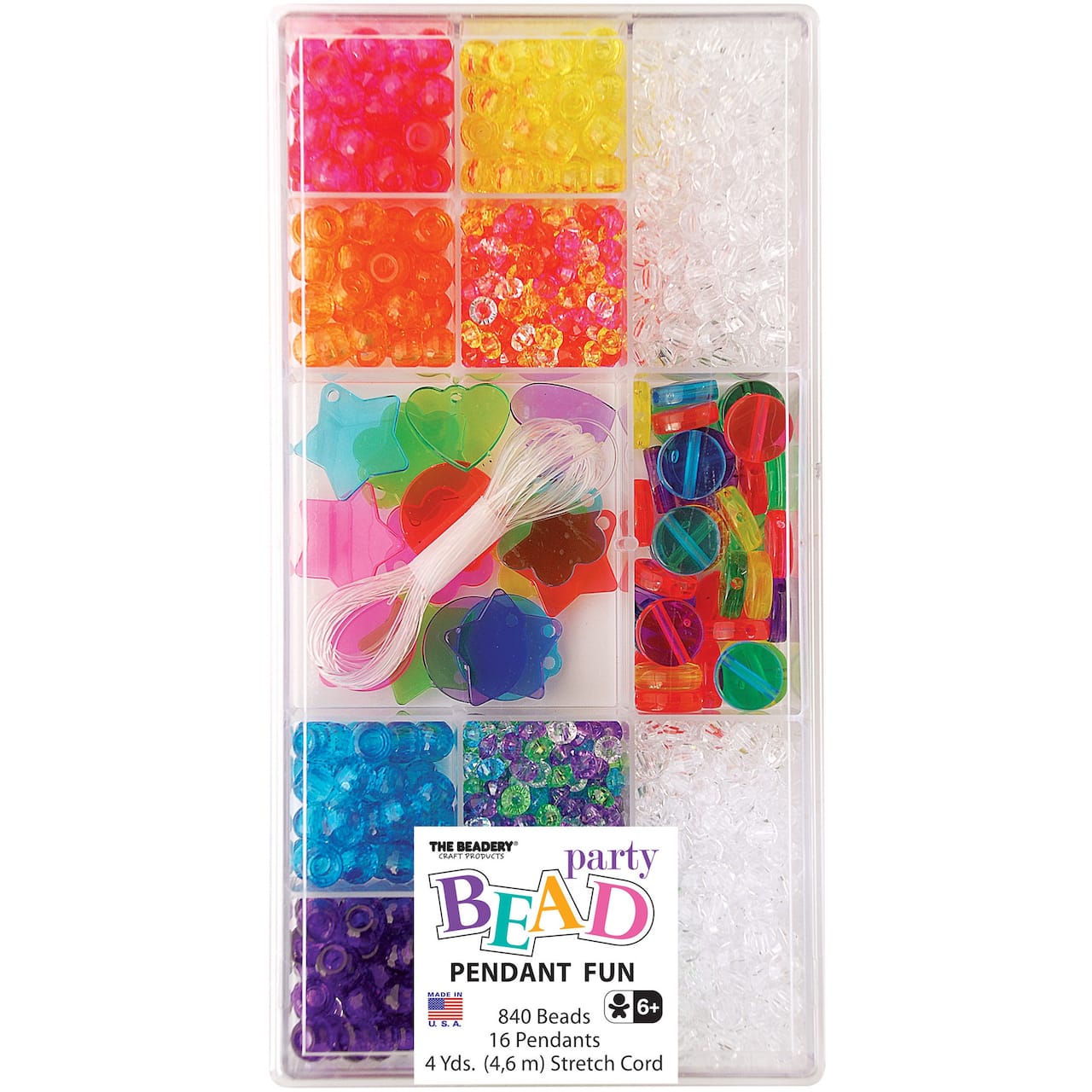 The Beadery&#xAE; Translucent Coin Party Bead Box